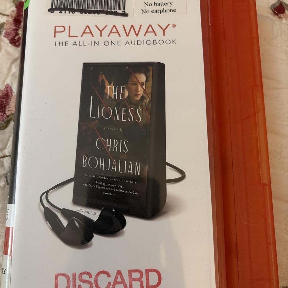 Playaway Audiobook Ex Library - The Lioness By Chris Bohjalian